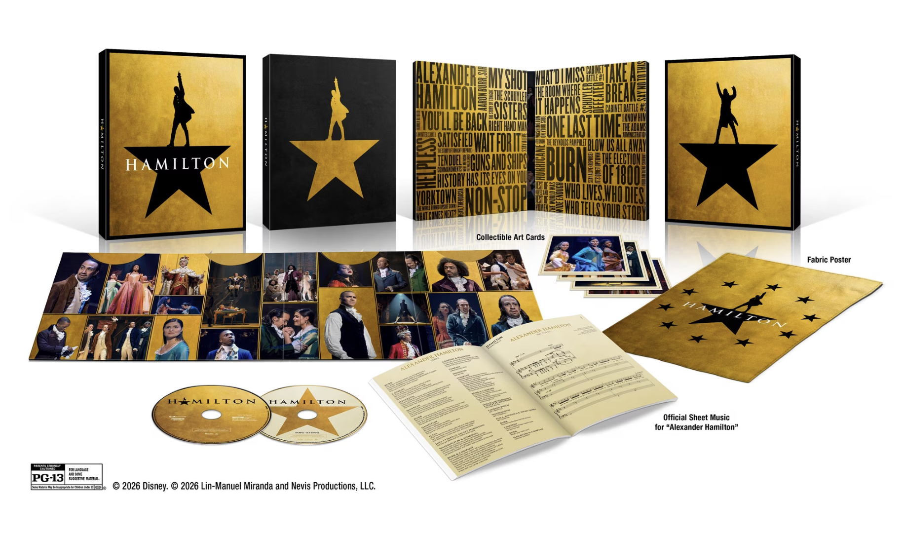 Hamilton Collector's Edition (4K Ultra HD) Disney, Musical